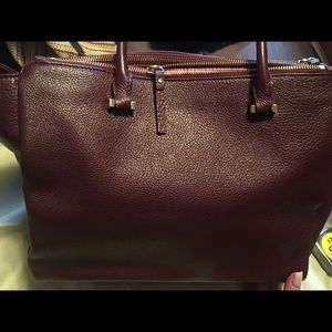 Kate Spade Lg. Burgundy Handbag